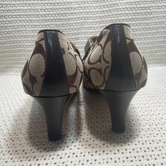 Coach Signature Logo Heels - Picture 5 of 8